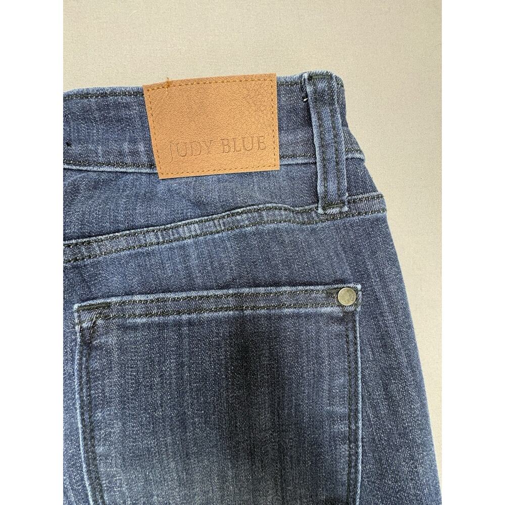 Judy Blue Skinny Fit Women’s 9/29 Raw Hem Dark Wash JB82628 - Picture 5 of 11